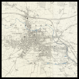 Mappa antica personalizzata di Colchester 