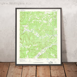 Old Map of Jasper, Arkansas, 1967 by USGS – Buffalo River & Ozark National Forest