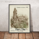 Bar-le-Duc Travel Poster: Tour de l’Horloge by Albert Robida