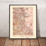 Old Map of Back Bay, Massachusetts by USGS, 1946 – Boston, Beacon Hill & Charles River