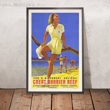 A framed image of 