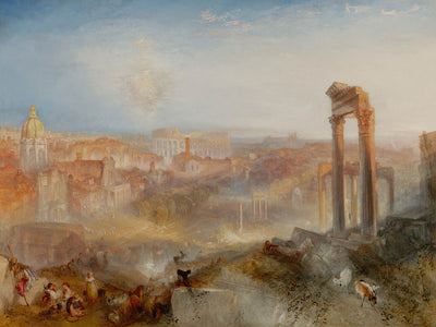 Modernes Rom - Campo Vaccino von Turner, 1839 