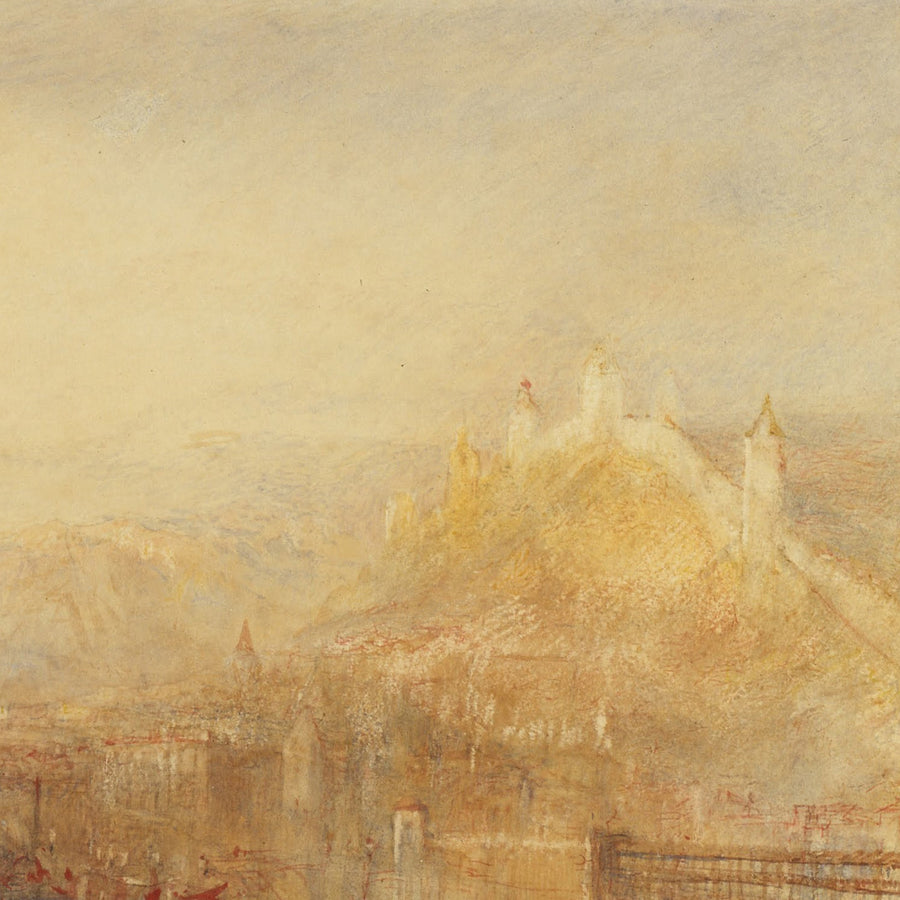 Lucerne from the Lake by Turner, 1802
