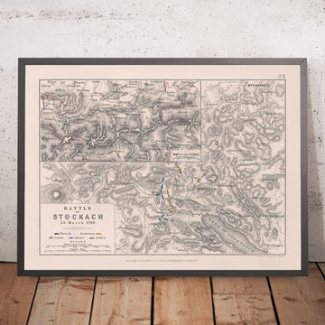 Battaglia di Stockach di AK Johnston, 1799: Guerra rivoluzionaria francese 