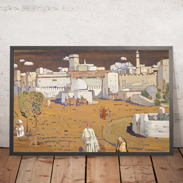 A framed image of 