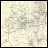 Personalised Old Map of Maidenhead