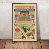 Cartel de viaje del Orient Express de Imprimerie Chaix, 1888 