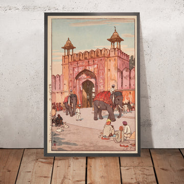 A framed image of 