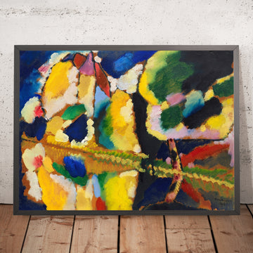 A framed image of 