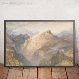 El Fuerte de L'Esseillon, Val de la Maurienne, Francia por Turner, 1835 