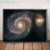 The Whirlpool Galaxy (Messier 51) – Hubble Space Telescope Image