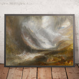 Valley of Aosta: Snowstorm, Avalanche and Thunderstorm by Turner, 1836