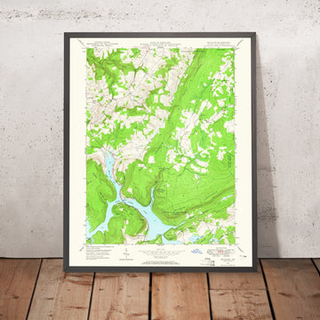 Old Map of McHenry, Maryland by USGS, 1947 – Deep Creek Lake & Meadow Mountain