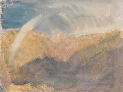 Crichton Castle (Mountainous Landscape with a Rainbow) by Turner, 1818