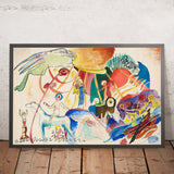 Entwurf zu Allerheiligen II (Komposition mit Heiligen) by Wassily Kandinsky, 1911