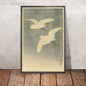 A framed image of 
