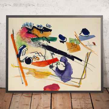 A framed image of 
