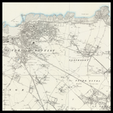 Carte ancienne personnalisée de Margate 