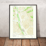 Old Map of Hailey, Idaho by USGS, 1967 – Wood River Valley, Ketchum & Sun Valley
