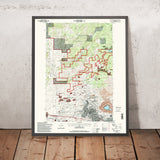 Map of Butte, Montana by USGS, 1996 – Deer Lodge National Forest & Silver Bow Creek