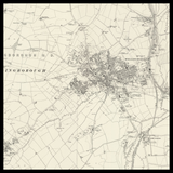 Mappa Antica Personalizzata di Wellingborough 