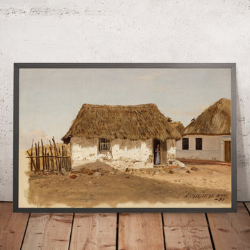 A framed image of 