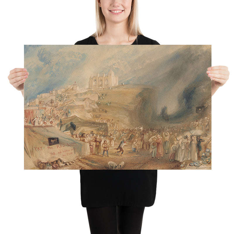 Colina de Santa Catalina, Guildford, Surrey por Turner, 1830 