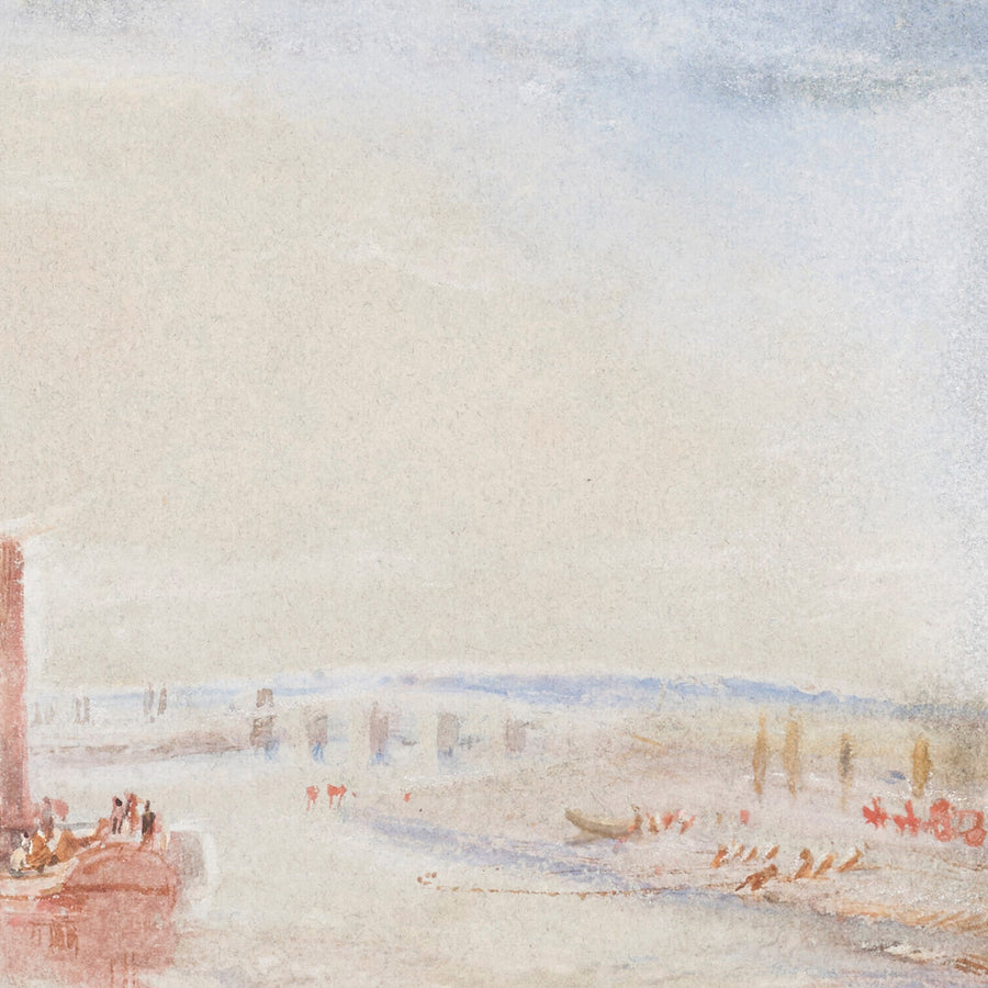 La confluenza della Senna e della Marna a Charenton, Francia di Turner, 1835 