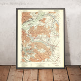 Old Map of Haddonfield, New Jersey by USGS, 1949 – Camden, Philadelphia & Delaware River