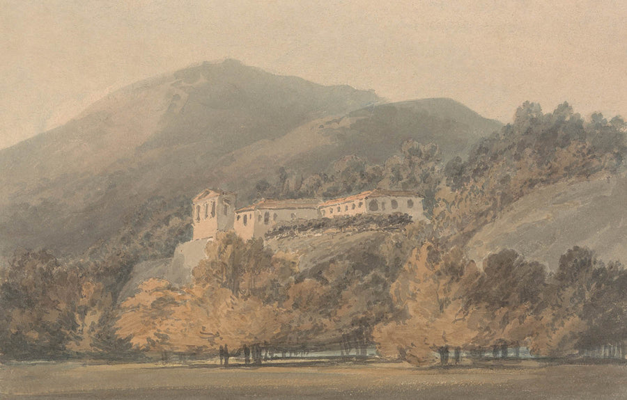 Santa Lucia, Un convento vicino a Caserta di Turner, 1795 