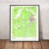 Old Map of Flagstaff, Arizona by USGS, 1962 – San Francisco Peaks, Route 66 & Coconino National Forest