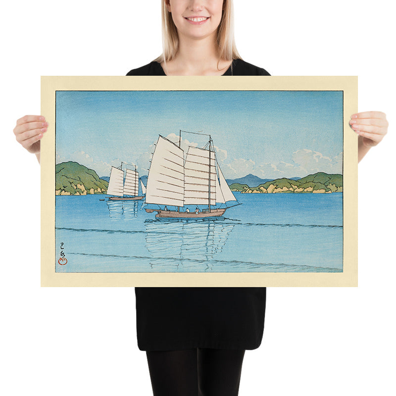 Inland Sea by Hasui Kawase, 1952