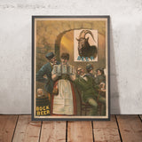 Cellar Bock Vintage Bock Beer Poster by Henry Jerome Schile, 1889