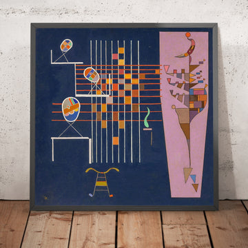 A framed image of 