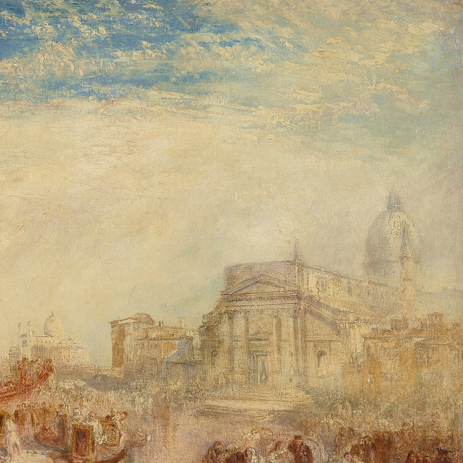 Depositing of John Bellini’s Three Pictures in La Chiesa Redentore, Venice by Turner, 1841