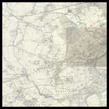 Personalisierte alte Karte von Hounslow 