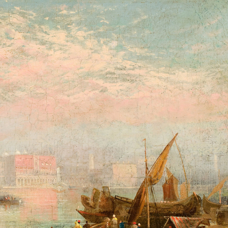 Paesaggio marino di Venezia di Turner, 1800 