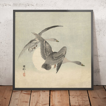 A framed image of 