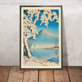 El Monte Fuji después de la nieve en Tagonoura por Hasui Kawase, 1935 