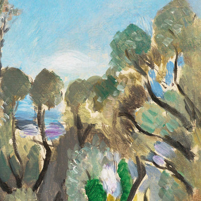 Paysage aux environs de Nice ou Les Oliviers ou Coin du Mont-Boron (Landscape near Nice or The Olive Trees or Corner of Mont-Boron) by Henri Matisse, 1918