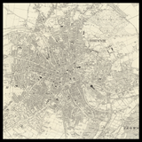 Personalised Old Map of Norwich