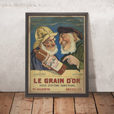 Le Grain d’Or Vintage Drinks Advertising Poster, 1900