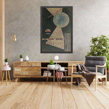 A framed image of 