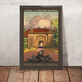 Phalsbourg, France Travel Poster: La Porte de France by J. de la Nèziére