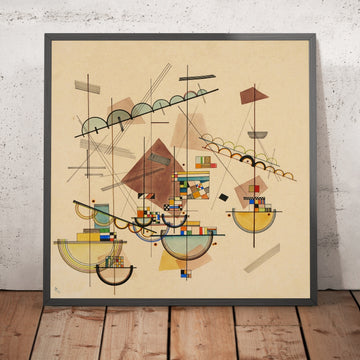 A framed image of 