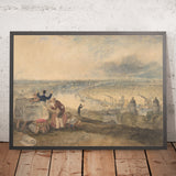 View of London from Greenwich by Turner, 1825