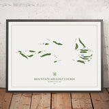 Mountain Air Golf Course: Modern Golf Course Map