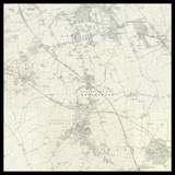 Mappa Antica Personalizzata di Harrow 