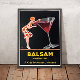 Balsam Vintage Aperitif Poster, 1925