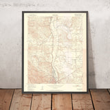 Old Map of Paso Robles, California by USGS, 1948 – Templeton, Atascadero & Salinas River